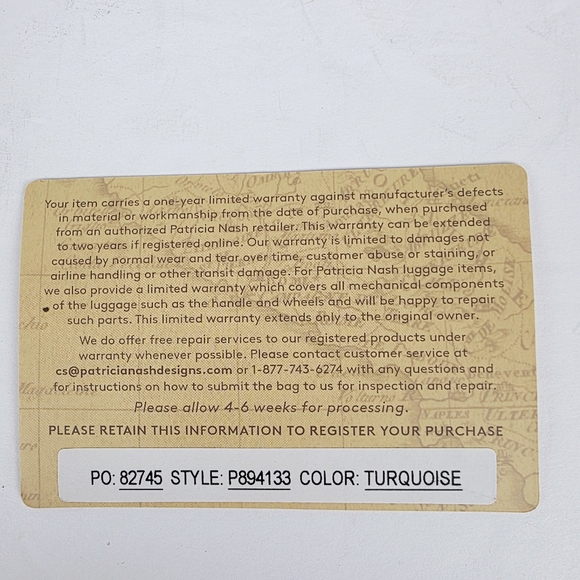 Patricia Nash‎ Leather Crossbody Bag - Picture 7 of 12